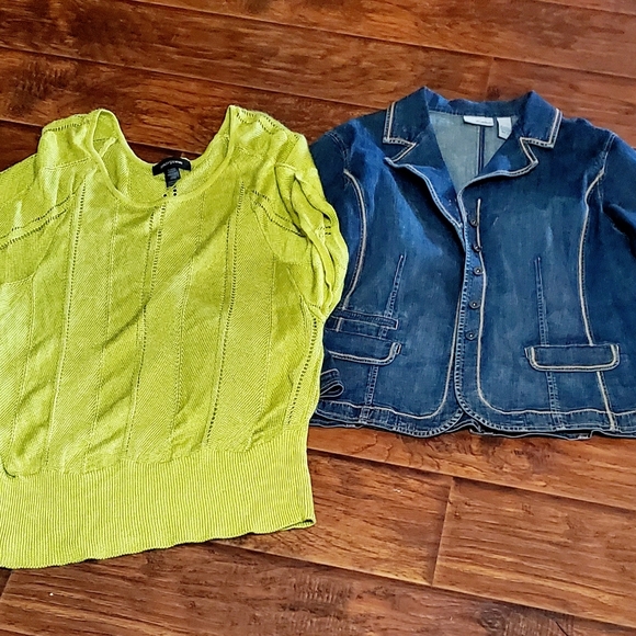 Women's Clothing Lot Plus Size 3X 18/26/28 Name BRAND TRENDY Items- JEANS, TOPS - Picture 11 of 12